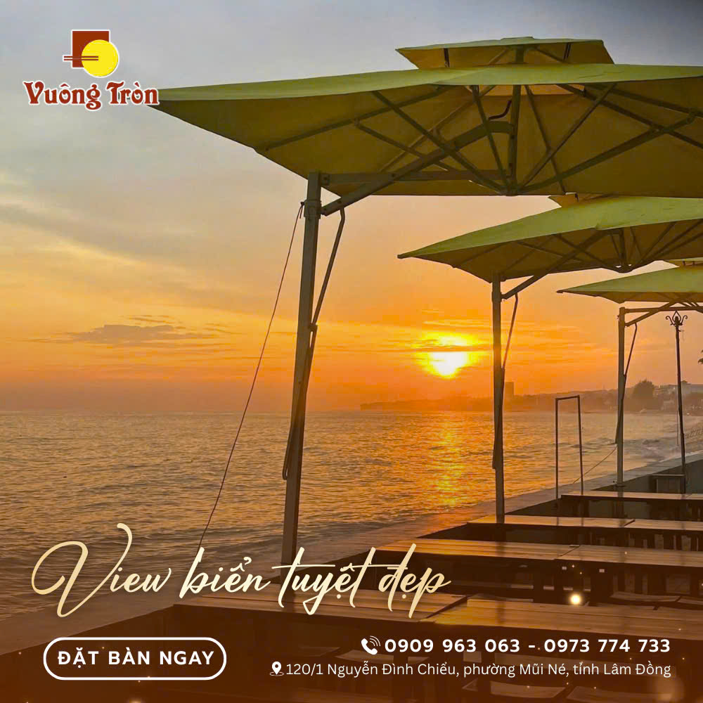 Cùng Hải sản cơm niêu Mũi Né khám phá top 5 quán ăn view biển đẹp tại Mũi Né