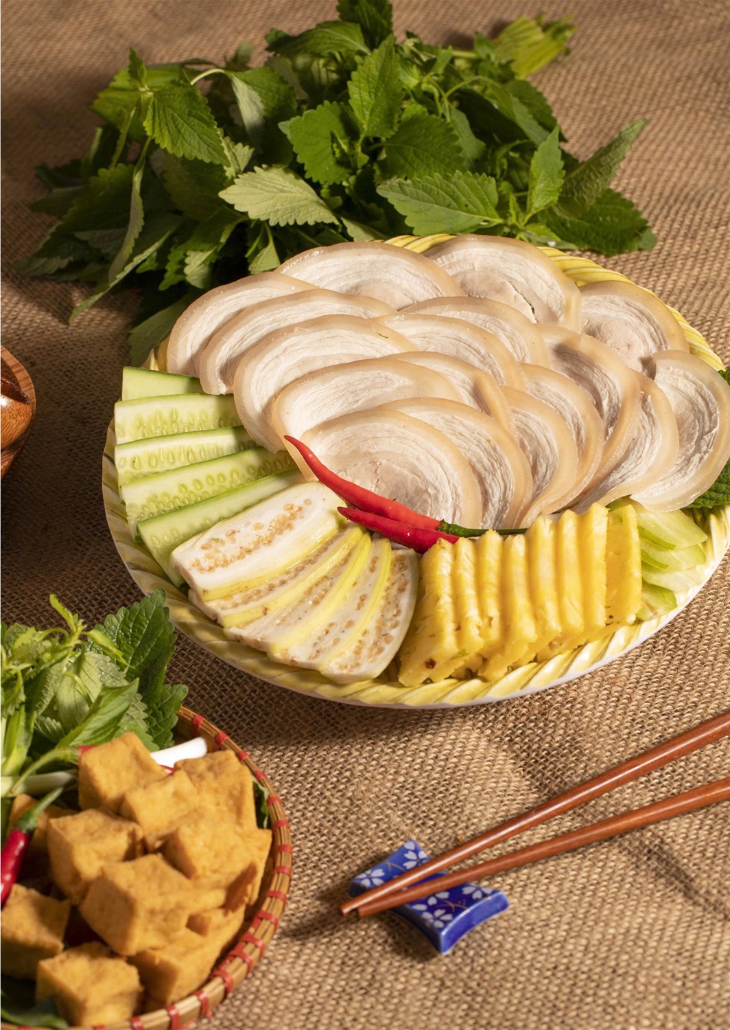 Thịt luộc cà pháo